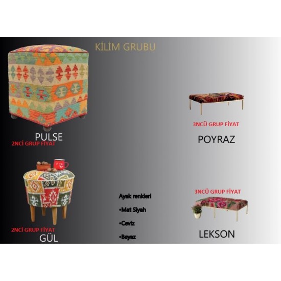 KİLİM  PUFLAR